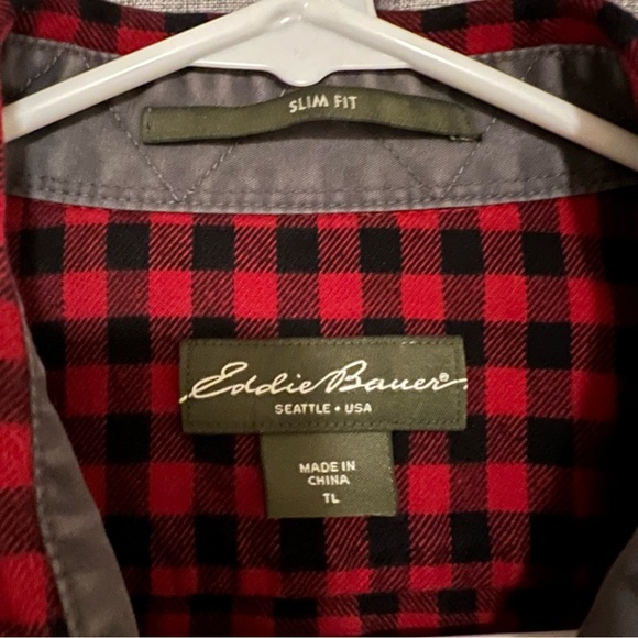 Eddie Bauer men’s flannel shirt - size LT (slim XL) - Picture 3 of 3